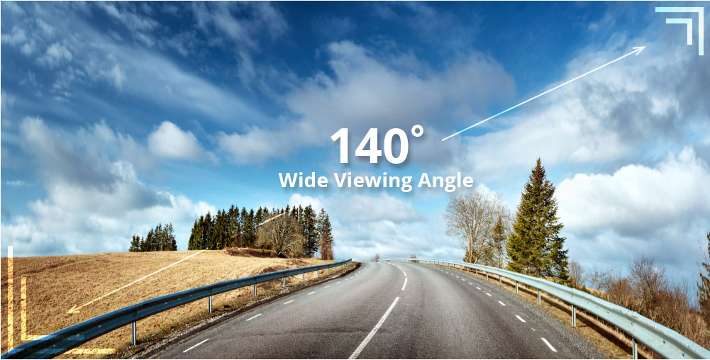High Quality Wide Angle Lens Motorbike Cam